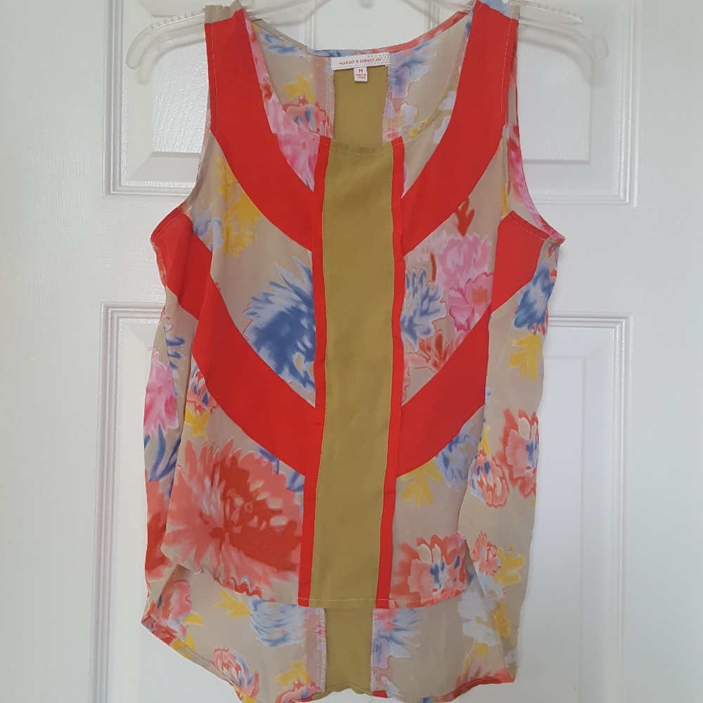 Margo & Sebastian Watercolor Blouse